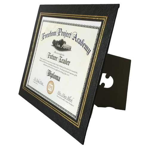 Leatherette Diploma Frame