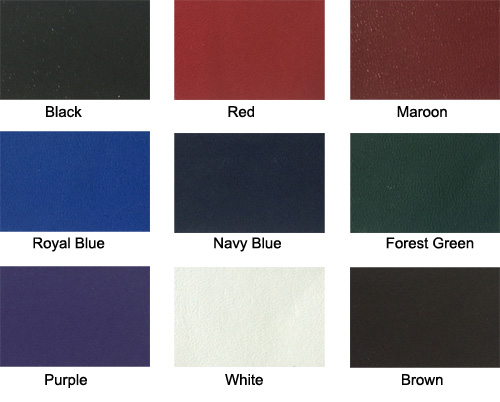 diplomacover colors black red maroon royal blue navy blue Forest green purple white brown